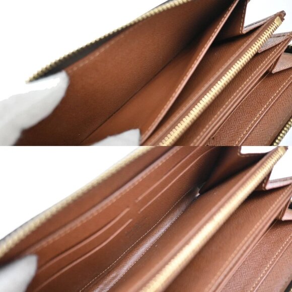 LOUIS VUITTON Long Zippy Wallet Monogram Leather Brown France 268-082025 - Picture 11 of 16